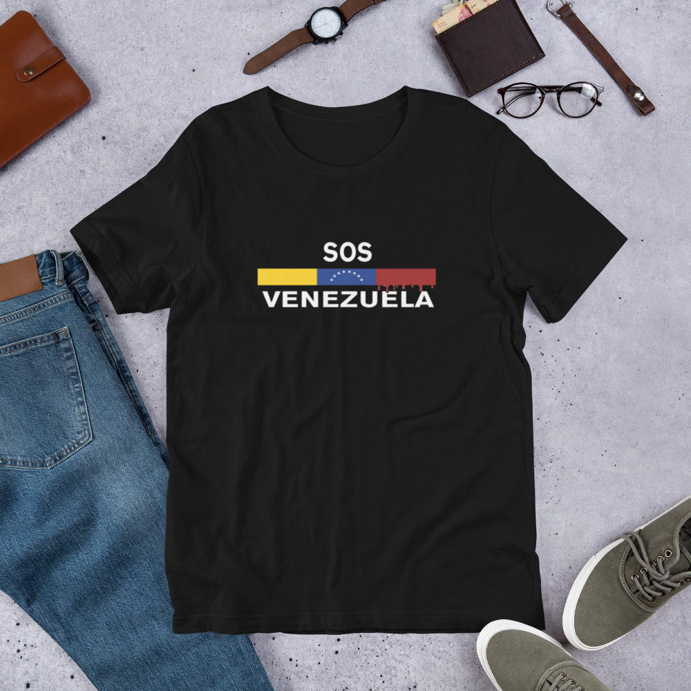 SOS Venezuela - support - Unisex t-shirt