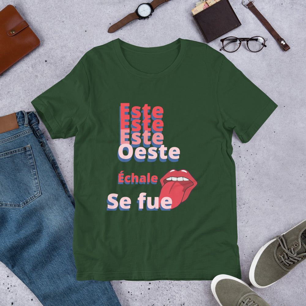 Este Este echale saliva se fue , El ALFA, TikTok Unisex t-shirt