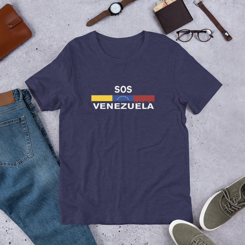 SOS Venezuela - support - Unisex t-shirt