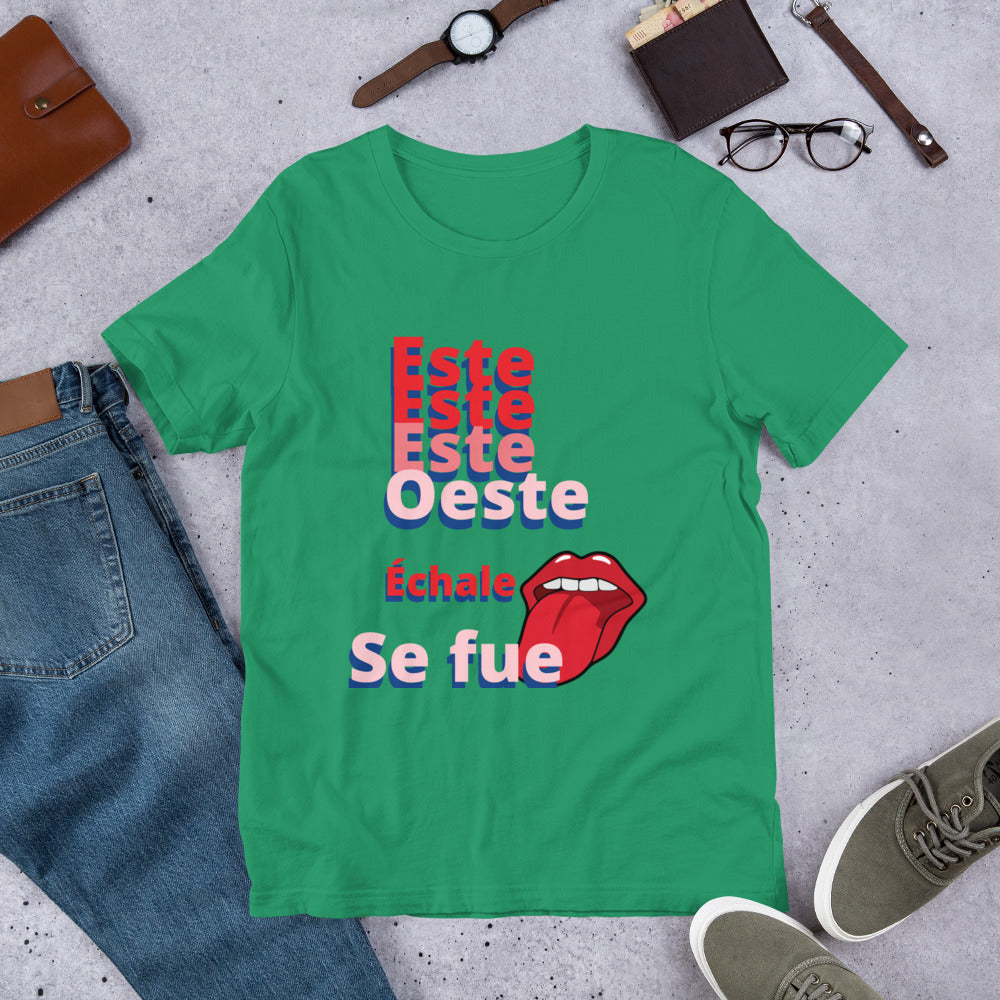 Este Este echale saliva se fue , El ALFA, TikTok Unisex t-shirt