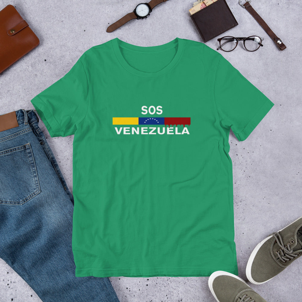 SOS Venezuela - support - Unisex t-shirt