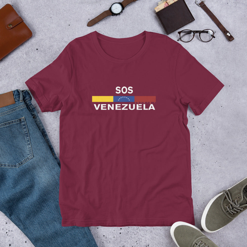 SOS Venezuela - support - Unisex t-shirt