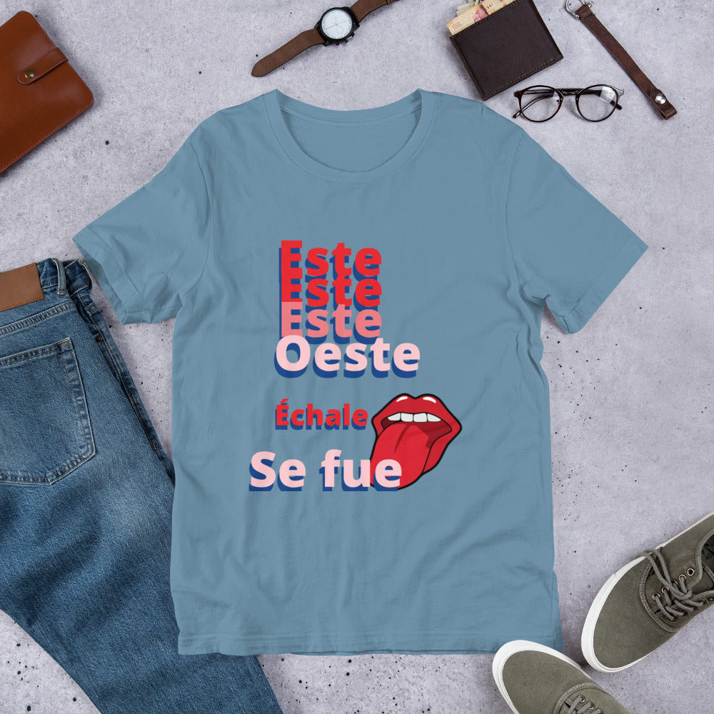 Este Este echale saliva se fue , El ALFA, TikTok Unisex t-shirt